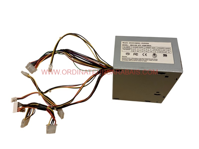 Power Supply MAX-330 330 Watts - 20 pins Power Supply MAX-330 330 Watts - 20 pins