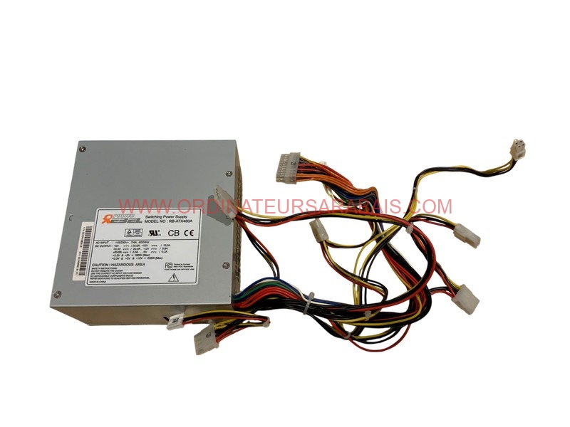 Power Supply RB-ATX480A 20 PINS Power Supply RB-ATX480A 20 PINS