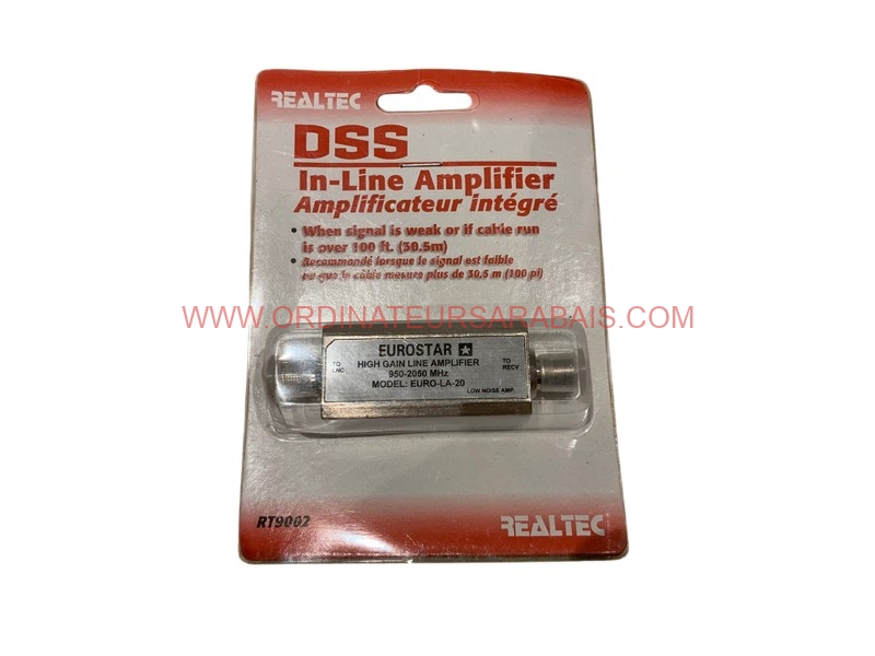 NEUF  RT9002 Satellite Amplificateur de signal Eurostar 95-2050 Mhz NEUF RT9002 Satellite Amplificateur de signal Eurostar 95-2050 Mhz