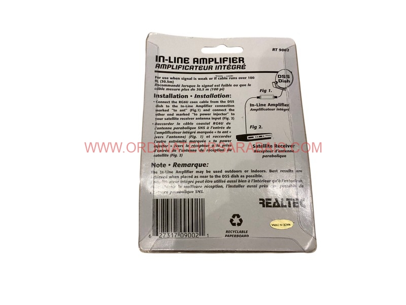 NEUF  RT9002 Satellite Amplificateur de signal Eurostar 95-2050 Mhz NEUF RT9002 Satellite Amplificateur de signal Eurostar 95-2050 Mhz
