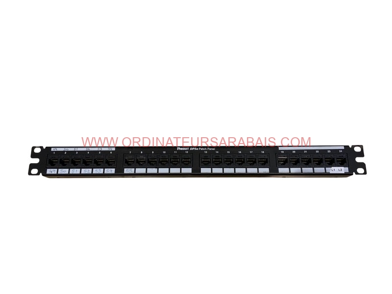DP245E88TGY PANDUIT Cat 5e Patch Panel universel 24 ports DP245E88TGY PANDUIT Cat 5e Patch Panel universel 24 ports