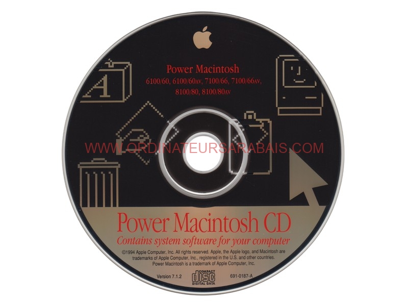PowerMac System Disc MacOS 7.1.2 PowerMac System Disc MacOS 7.1.2