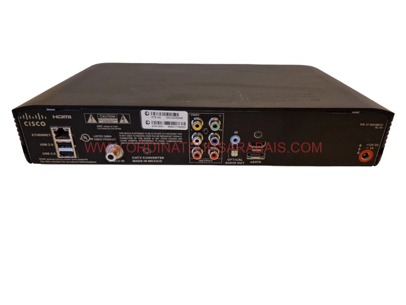 Illico 9887 HD Vidéotron 9887HD de Cisco - Enregistreur Numérique Personnel + Télécommande